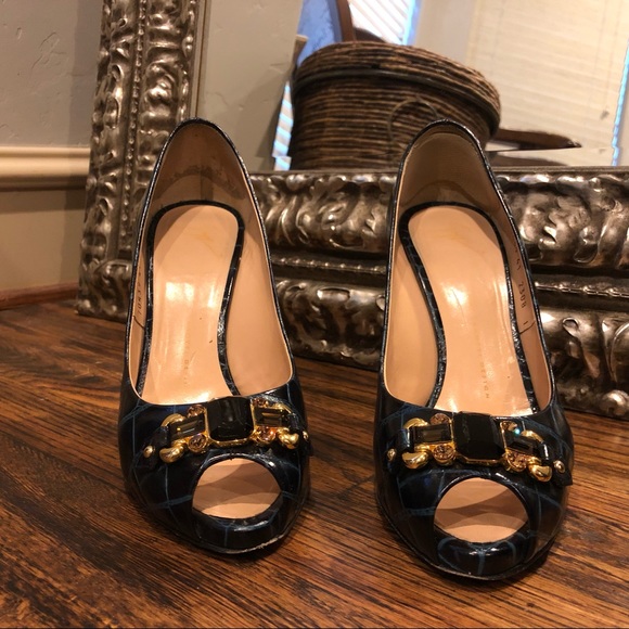 Giuseppe Zanotti | croc and jeweled heels - Picture 4 of 8